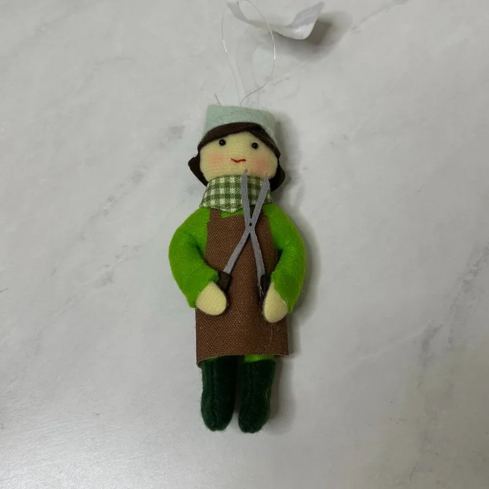 Wondershop at Target Plush Fabric Gardener Ornament NEW